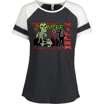 Zombie Killer Enza Ladies Jersey Colorblock Tee