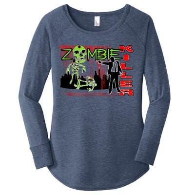 Zombie Killer Women's Perfect Tri Tunic Long Sleeve Shirt