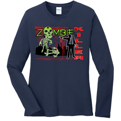 Zombie Killer Ladies Long Sleeve Shirt