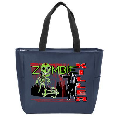 Zombie Killer Zip Tote Bag