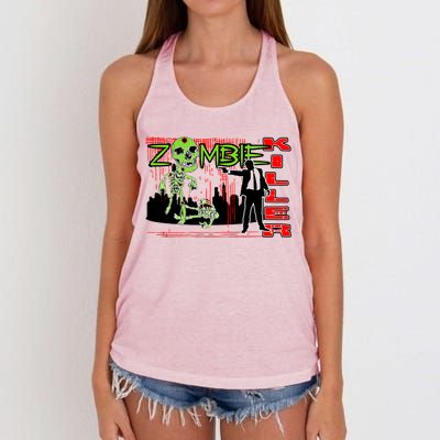 Zombie Killer Women's Knotted Racerback Tank