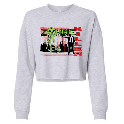 Zombie Killer Cropped Pullover Crew