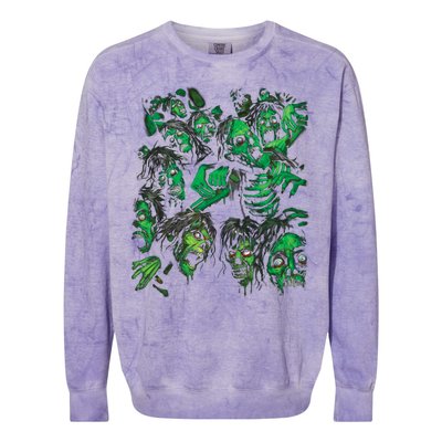 Zombie Pile Colorblast Crewneck Sweatshirt