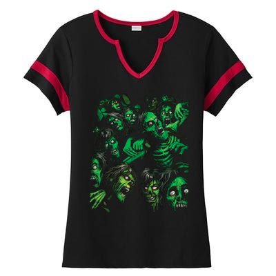 Zombie Pile Ladies Halftime Notch Neck Tee