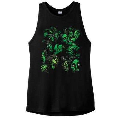 Zombie Pile Ladies PosiCharge Tri-Blend Wicking Tank