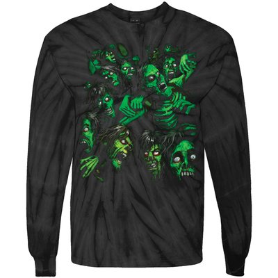 Zombie Pile Tie-Dye Long Sleeve Shirt