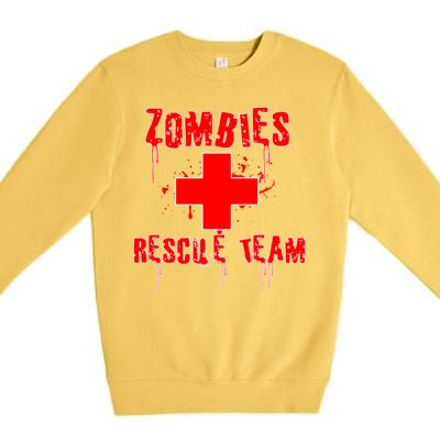 Zombie Rescue Team Premium Crewneck Sweatshirt