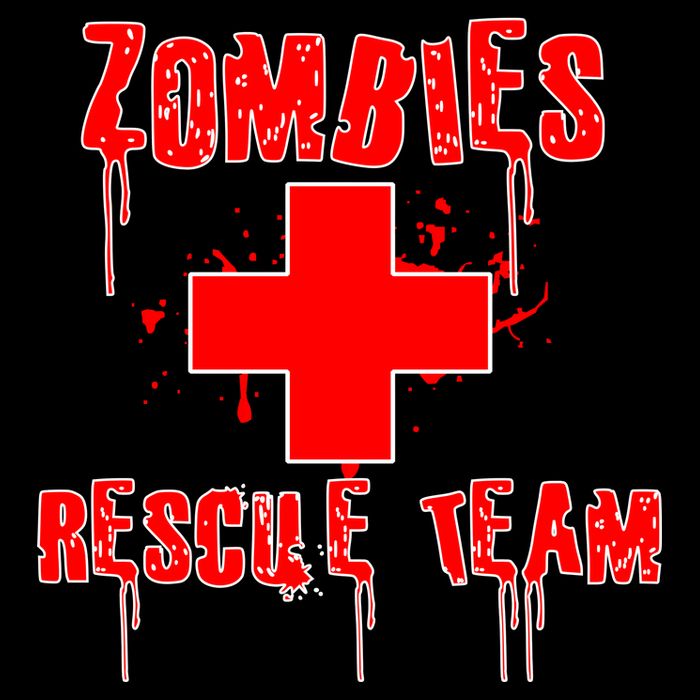 Zombie Rescue Team Cooling Performance Crew T-Shirt