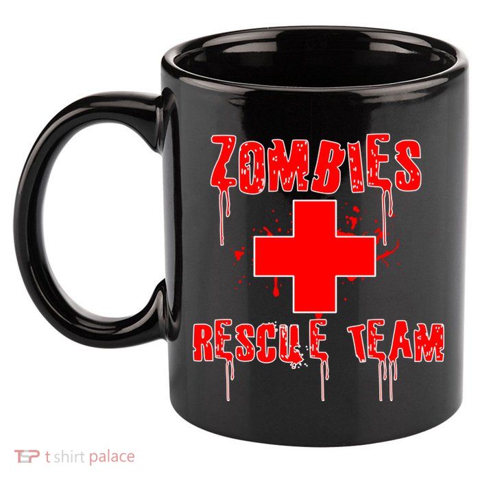 Zombie Rescue Team 11oz C Handle Ceramic Mug