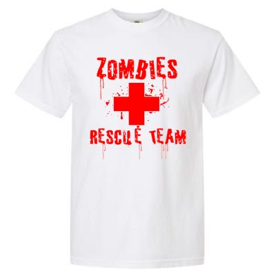 Zombie Rescue Team Garment-Dyed Heavyweight T-Shirt