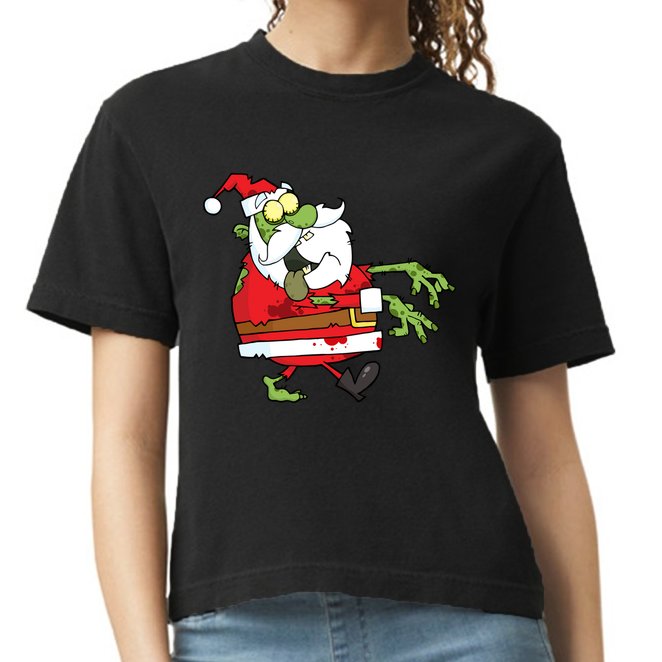 Zombie Santa Comfort Colors Boxy T-Shirt