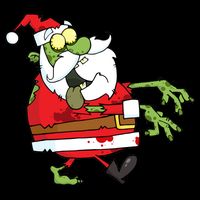 Zombie Santa Cooling Performance Crew T-Shirt