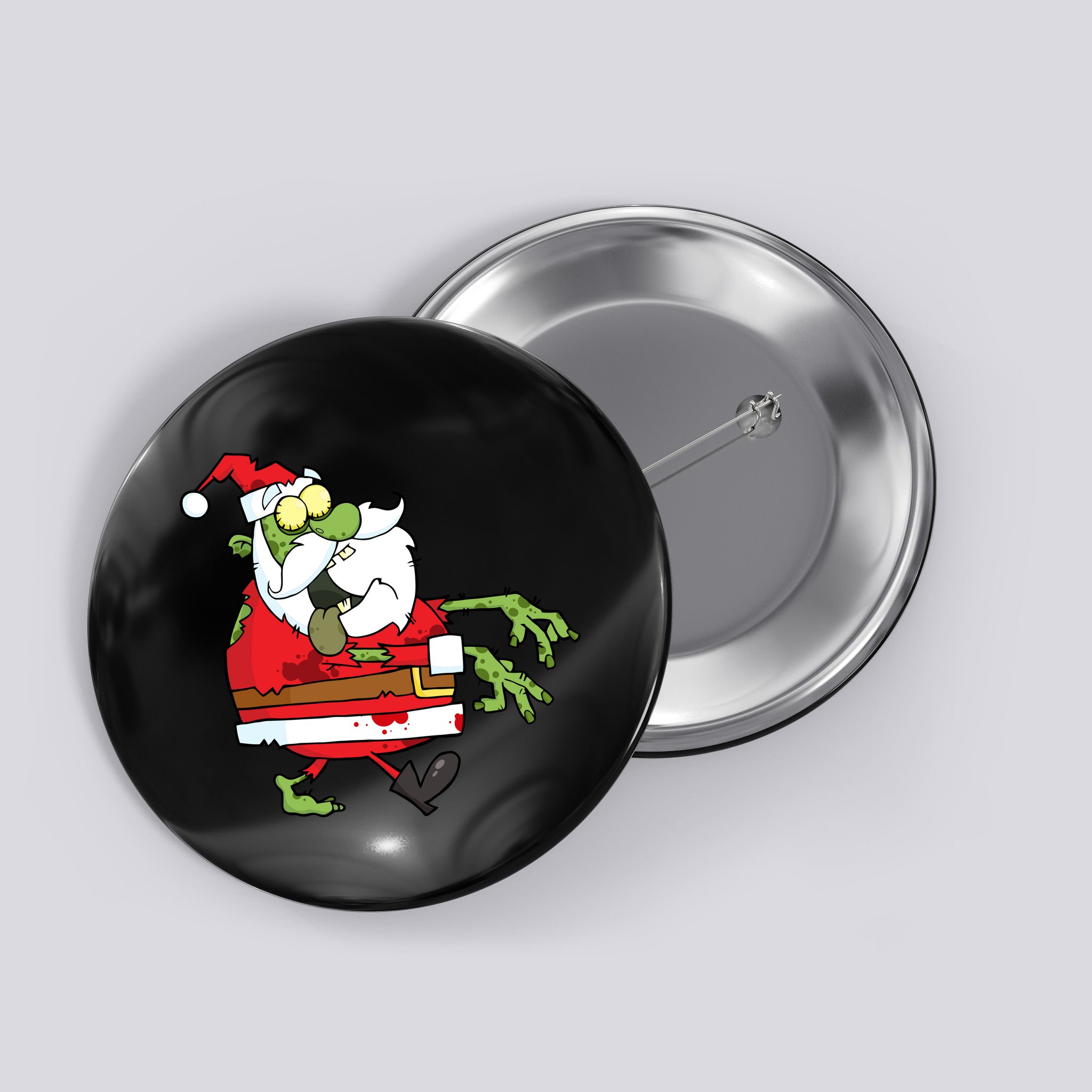 Zombie Santa Button