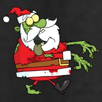 Zombie Santa Adult Drive Performance Visor