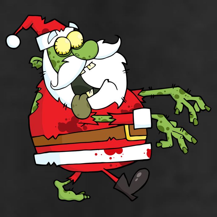 Zombie Santa Adult Drive Performance Visor