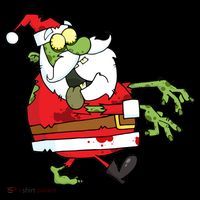 Zombie Santa 16 in Basic Backpack