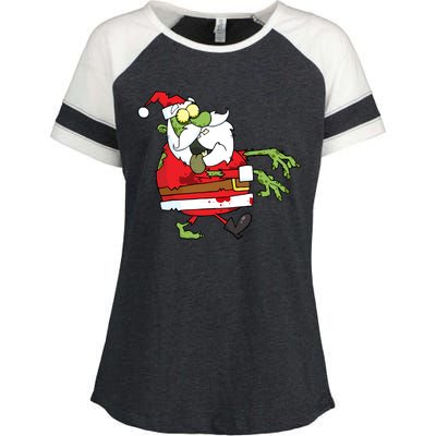 Zombie Santa Enza Ladies Jersey Colorblock Tee