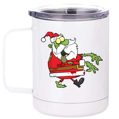 Zombie Santa 12 oz Stainless Steel Tumbler Cup