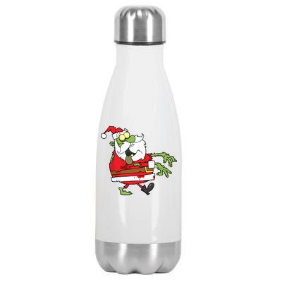 Zombie Santa Stainless Steel Insulated Water Bottle