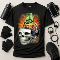 Zombie Skull Candy Bucket Performance Shirt