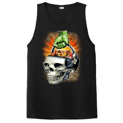 Zombie Skull Candy Bucket PosiCharge Competitor Tank