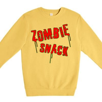 Zombie Snack Premium Crewneck Sweatshirt