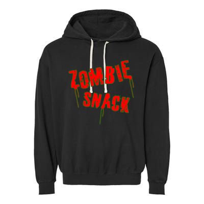 Zombie Snack Garment-Dyed Fleece Hoodie
