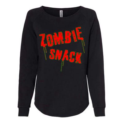 Zombie Snack Womens California Wash Sweatshirt