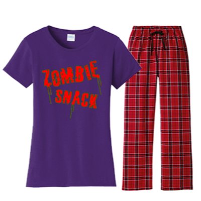 Zombie Snack Women's Flannel Pajama Set