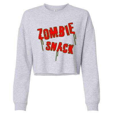 Zombie Snack Cropped Pullover Crew