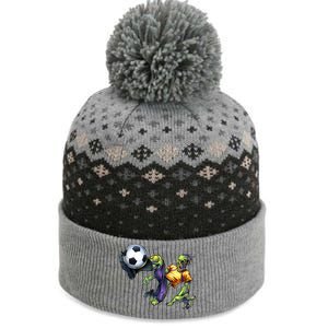 Zombie Soccer Kick The Baniff Cuffed Pom Beanie