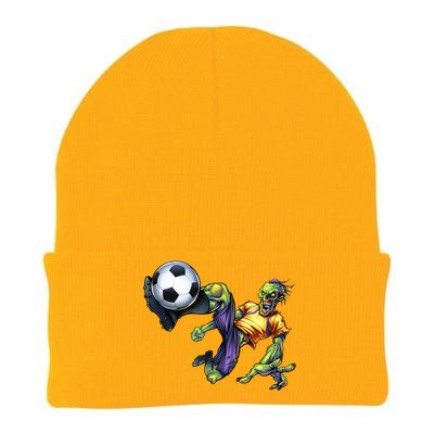 Zombie Soccer Kick Knit Cap Winter Beanie