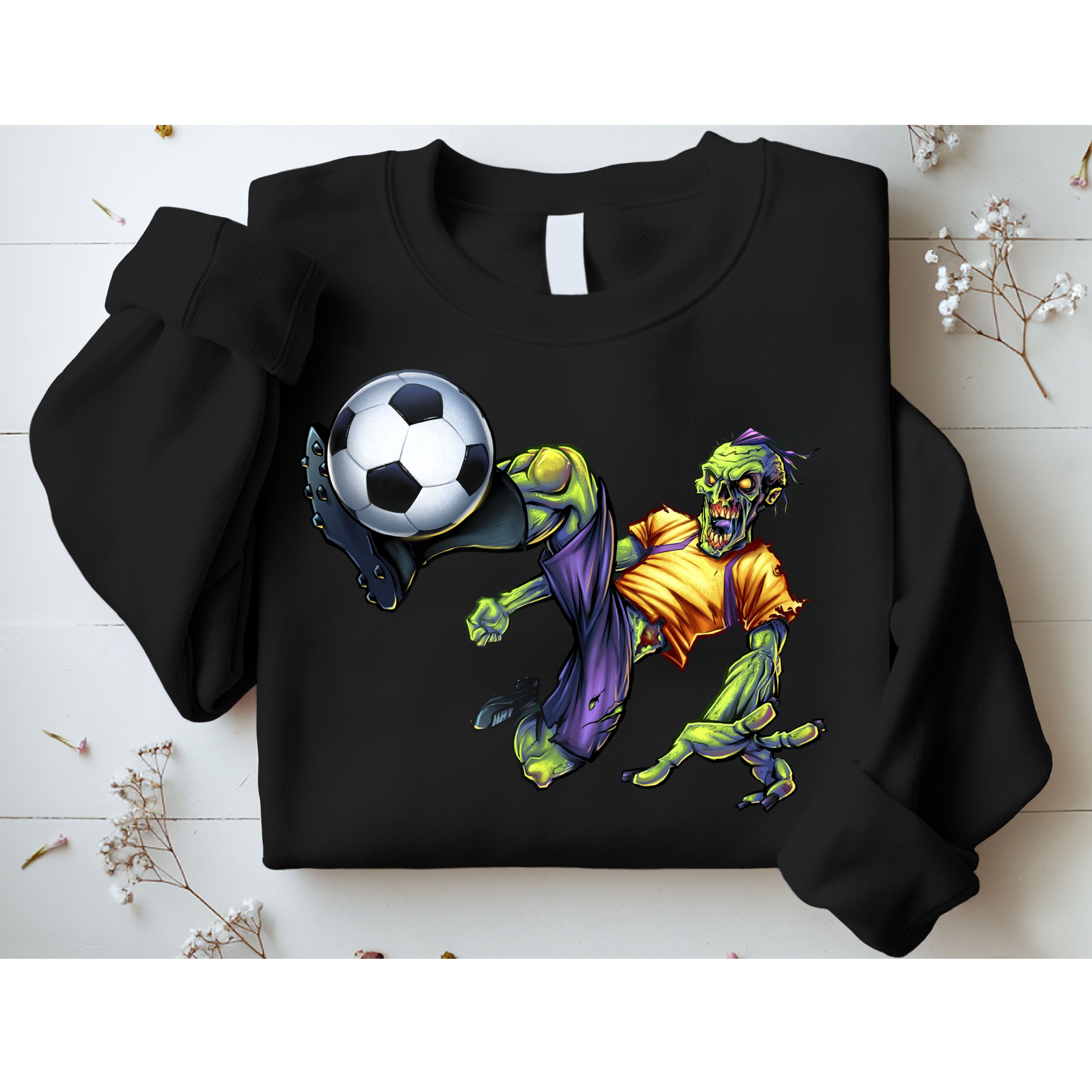 Zombie Soccer Kick Sweatshirt