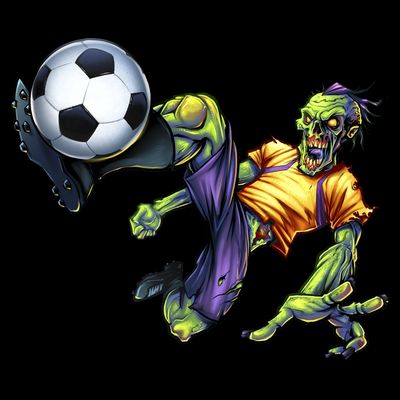Zombie Soccer Kick T-Shirt