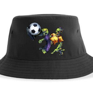 Zombie Soccer Kick Sustainable Bucket Hat