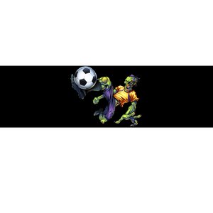 Zombie Soccer Kick Bumper Sticker