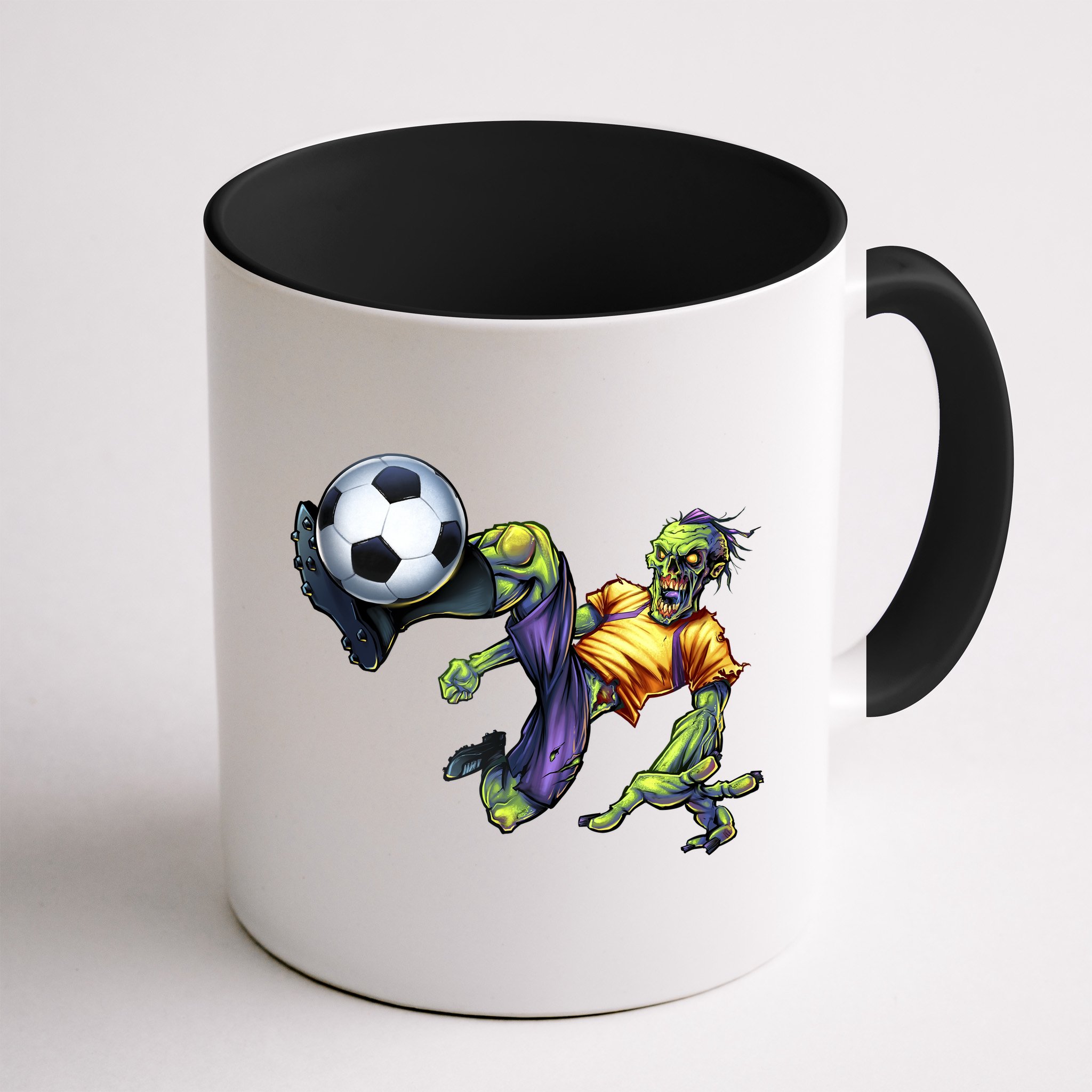 Zombie Soccer Kick Mug