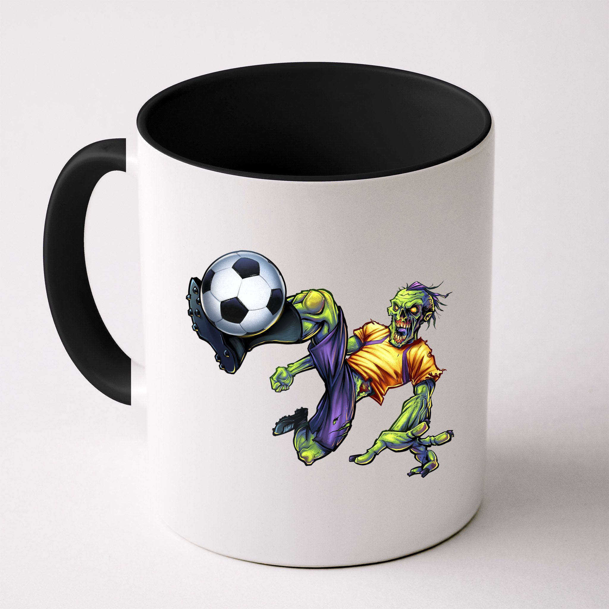 Zombie Soccer Kick Mug