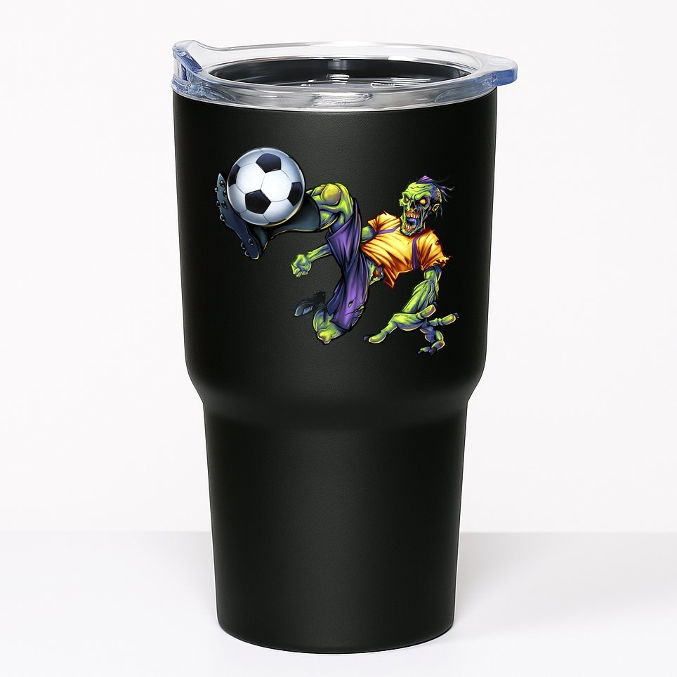 Zombie Soccer Kick Tumbler