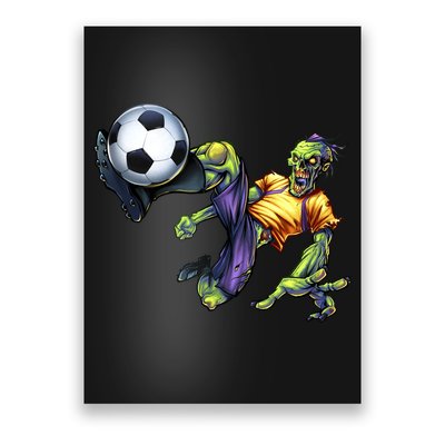 Zombie Soccer Kick Poster