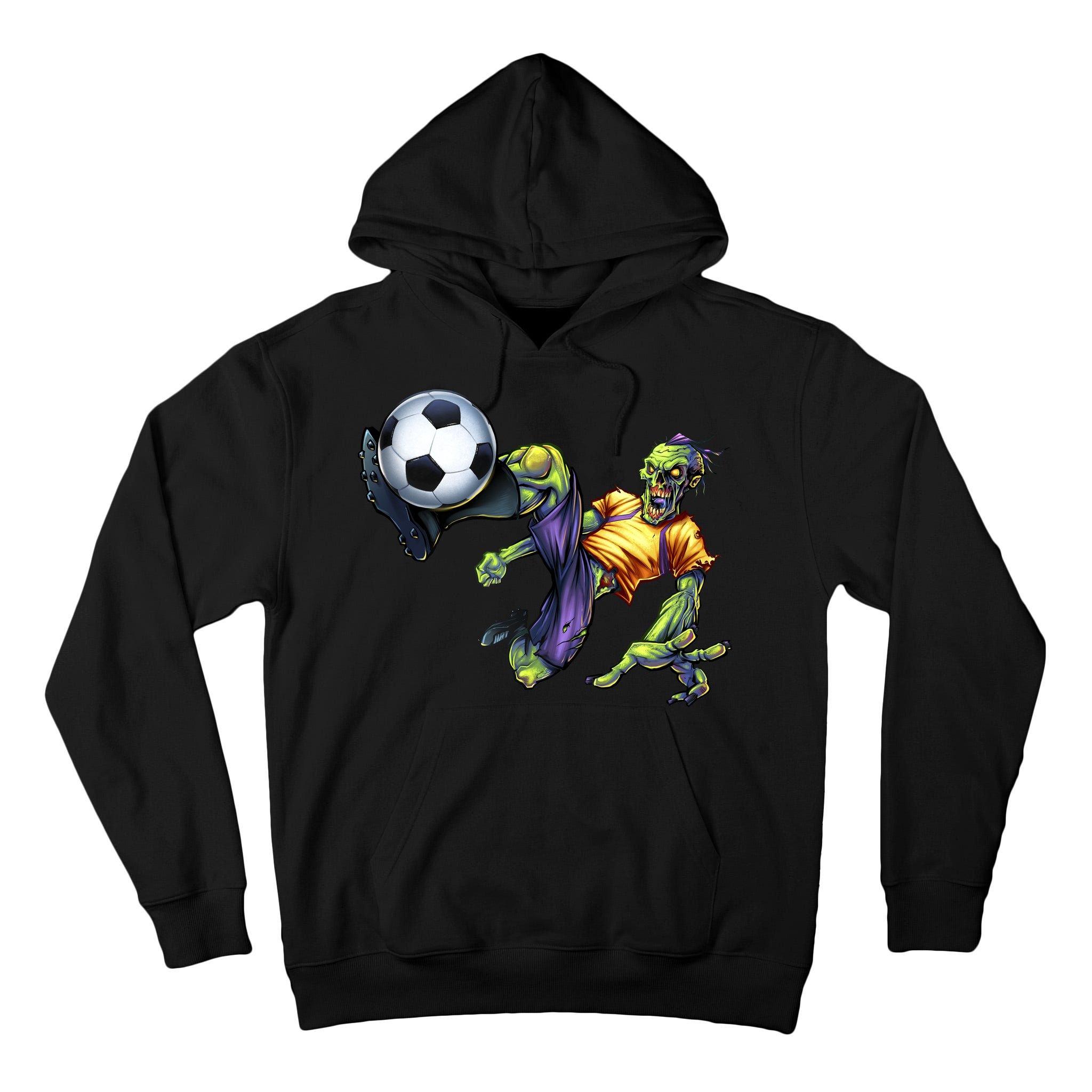Zombie Soccer Kick Tall Hoodie