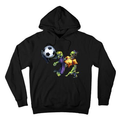 Zombie Soccer Kick Tall Hoodie