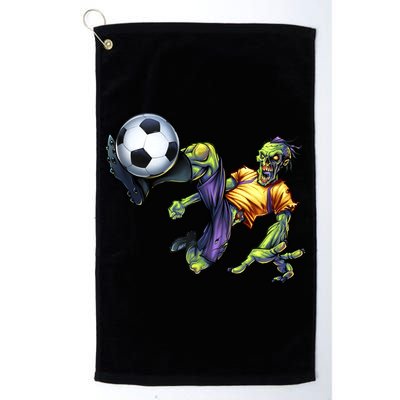 Zombie Soccer Kick Golf Towel