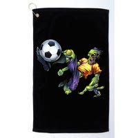 Zombie Soccer Kick Golf Towel