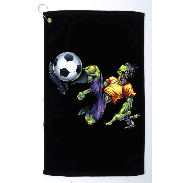 Zombie Soccer Kick Golf Towel