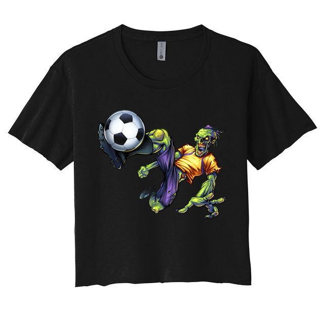 Zombie Soccer Kick Crop Top