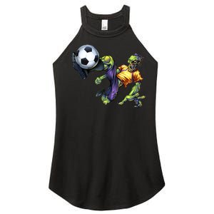 Zombie Soccer Kick Women's Perfect Tri Rocker Tank