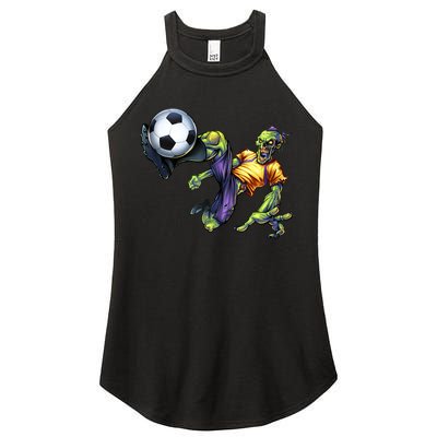 Zombie Soccer Kick Women's Perfect Tri Rocker Tank
