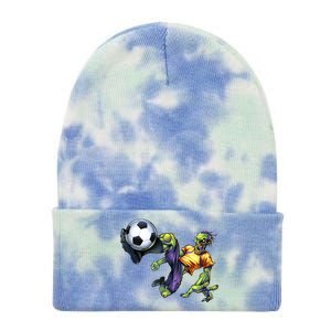 Zombie Soccer Kick Tie Dye 12in Knit Beanie