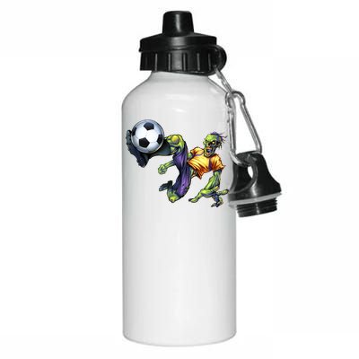 Zombie Soccer Kick Aluminum Water Bottle